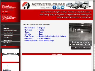 Web site www.activetrucksales.com, Active Truck Sales