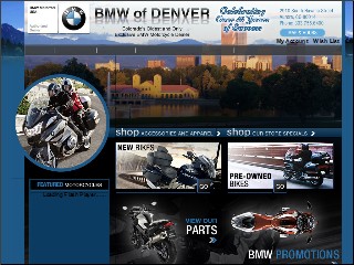 Web site www.bmwofdenver.com, BMW Of Denver