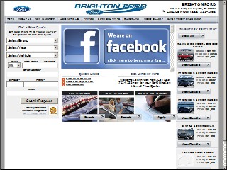 Web site www.brightonfordco.com, Brighton Ford