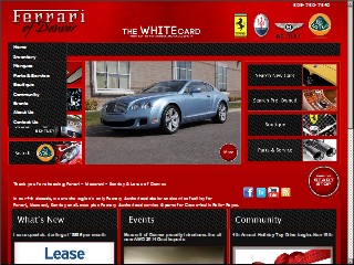 Web site www.ferrariofdenver.com, Ferrari Of Denver