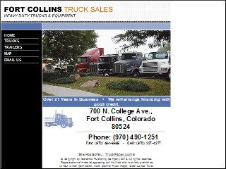 Web site www.ftctrucks.com, Fort Collins Truck Sales