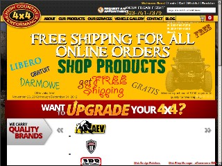 Web site www.hcp4x4.com, High Country Performance 4X4