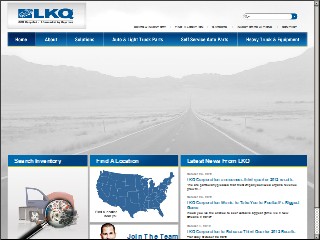 Web site www.keystone-auto.com, Keystone Automotive