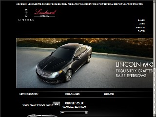 Web site www.kumpflincolnmercury.com, Kumpf Lincoln Mercury