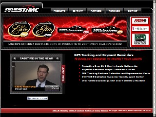 Web site www.passtimeusa.com, Gordon Howard Assoc Inc