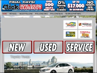Web site www.phillong.com, Phil Long Suzuki