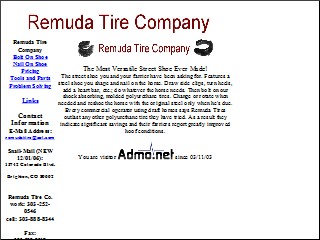 Web site www.remudatire.com, Colminn - X
