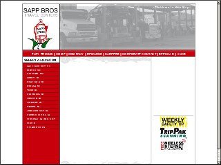 Web site www.sappbrostruckstops.com, Subway