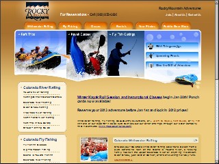 Web site www.shoprma.com, Rocky Mountain Adventures