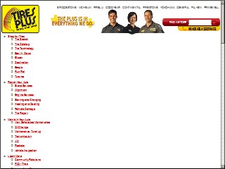 Web site www.tiresplus.com, Tires Plus